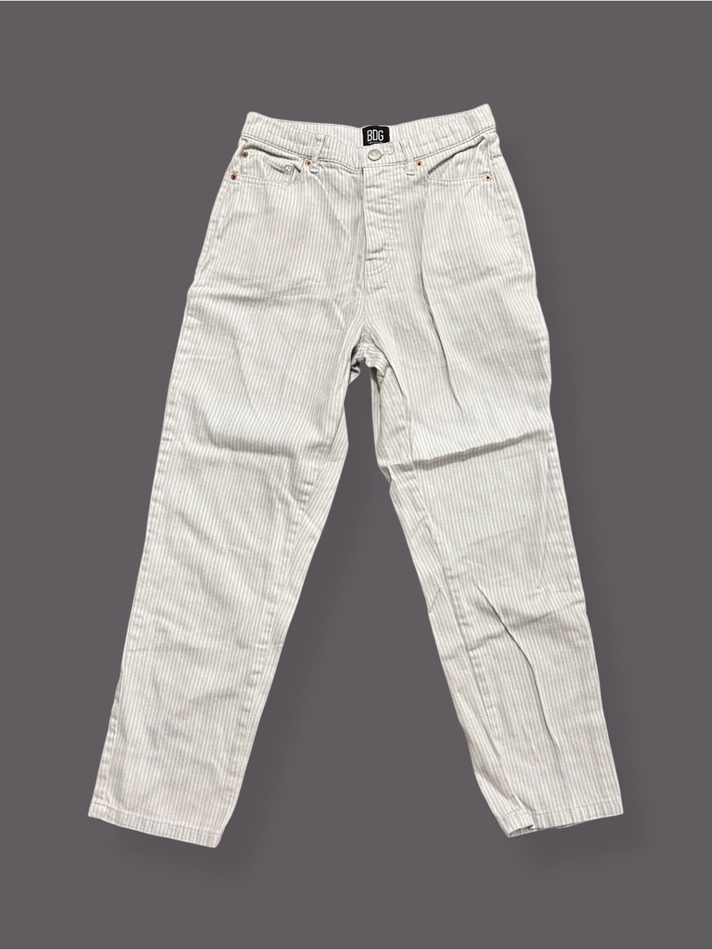 BDG Slim Straight Pinstripe Jeans